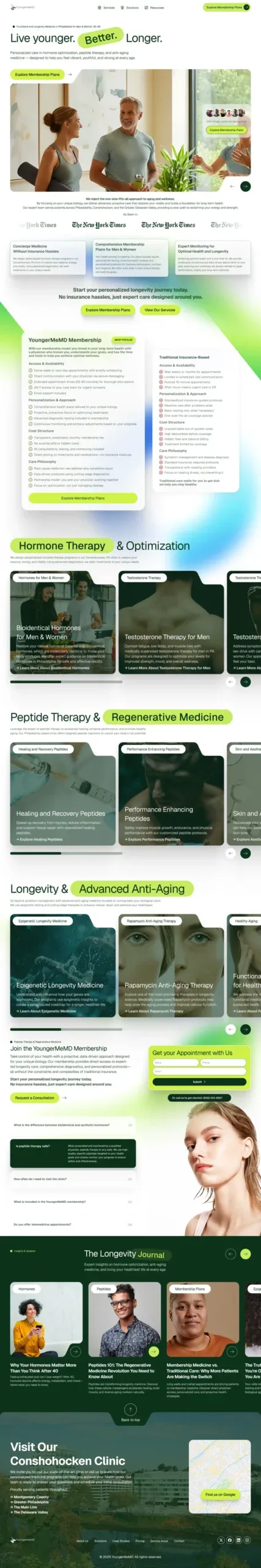 Younger Me MD new website video walkthrough