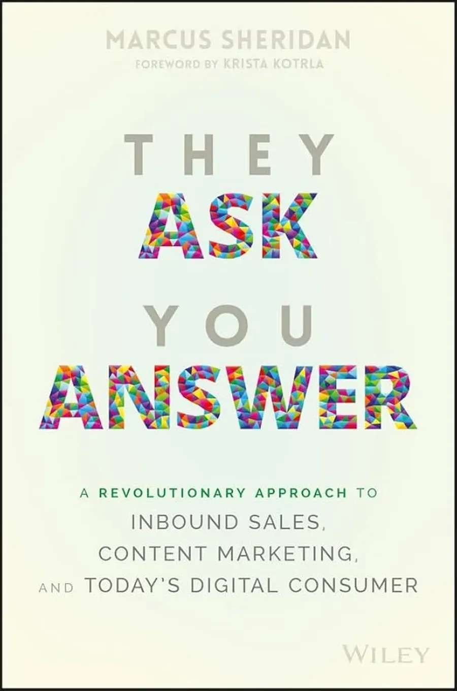 They Ask, You Answer by Marcus Sheridan book cover